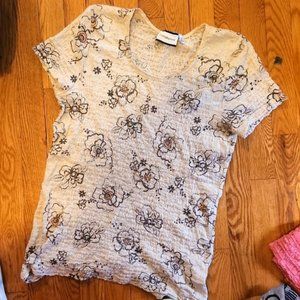 Croft & Barrow top women's size small